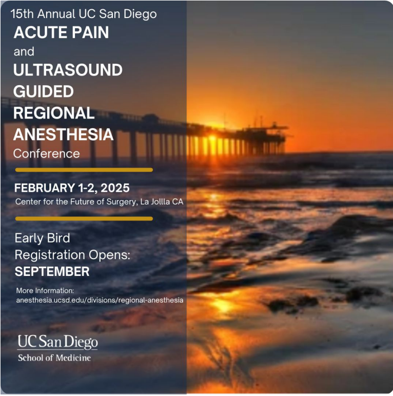 15th Annual Acute Pain and Ultrasound Guided Regional Anesthesia Conference